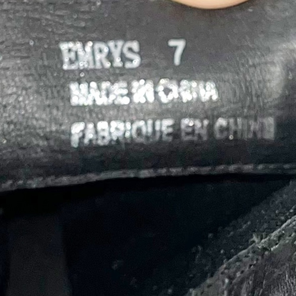 Jeffrey Campbell Emrys Black Patent Leather Square Toe Chelsea Boots Sz7 NWOB - Picture 16 of 16